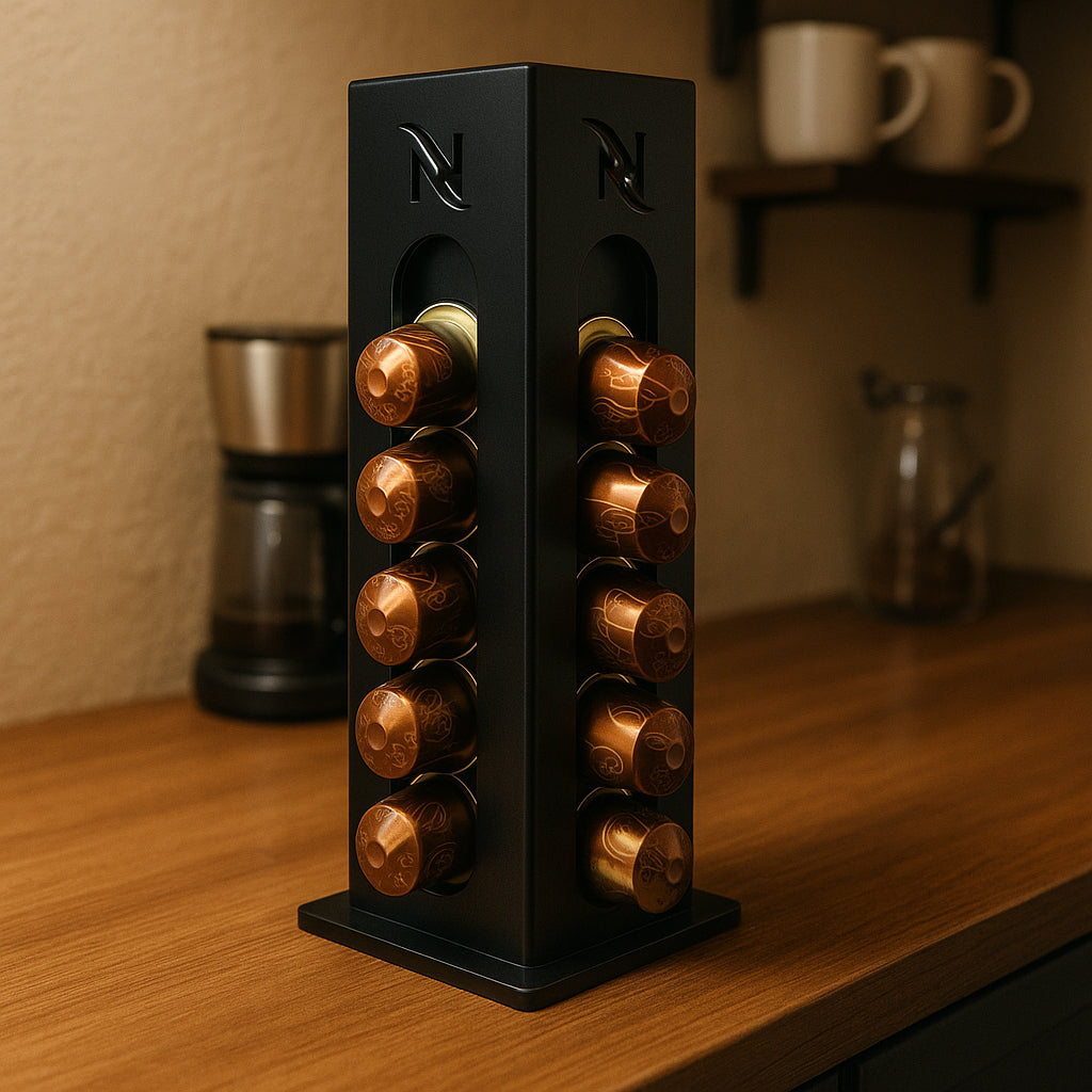Porta Cápsulas Torre Nespresso em MDF | Cafelle