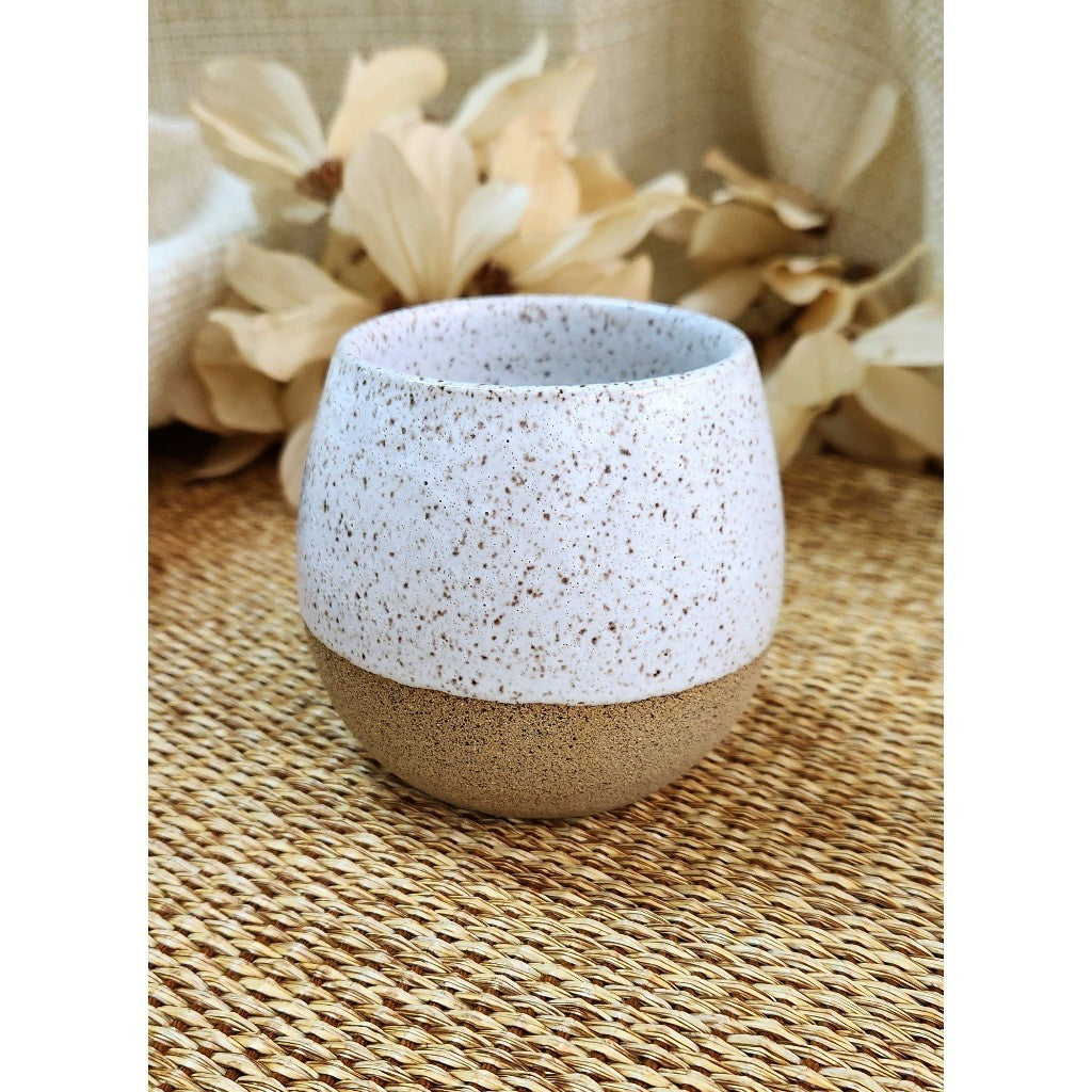 Copo Orgânico de Cerâmica Artesanal 200ml - detalhe 2