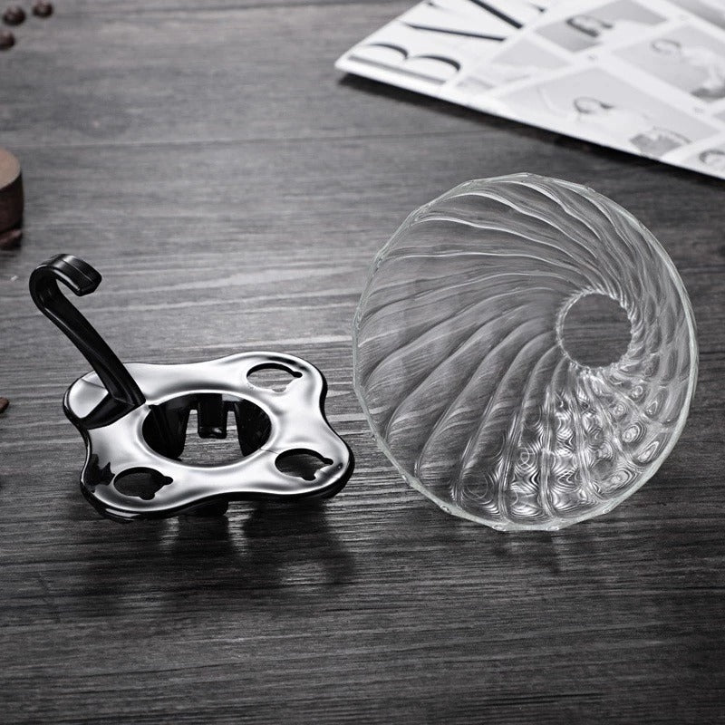 Coador V60 em Vidro Borossilicato Tamanho 02 - detalhe 3