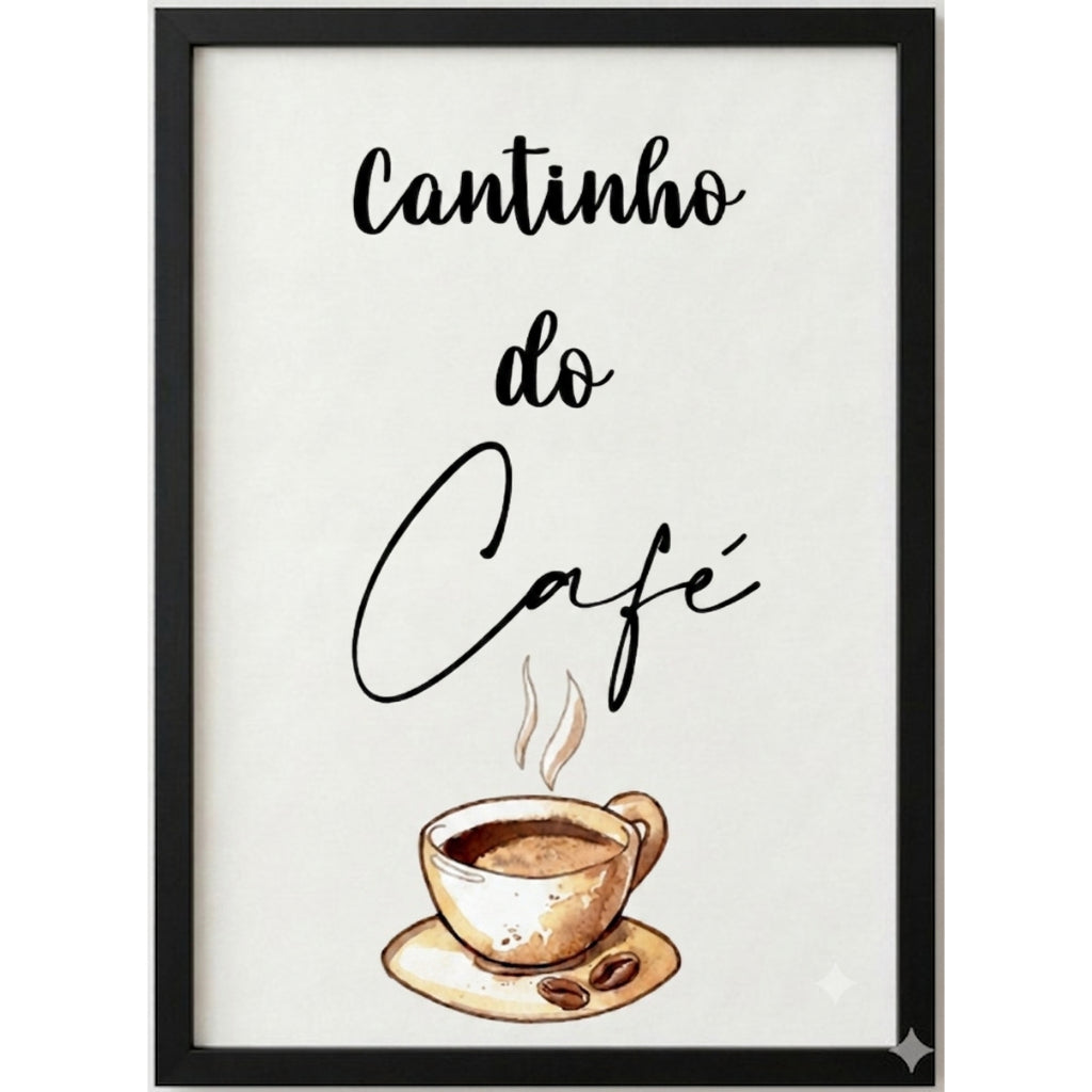Quadro Decorativo Cantinho do Café - detalhe 3