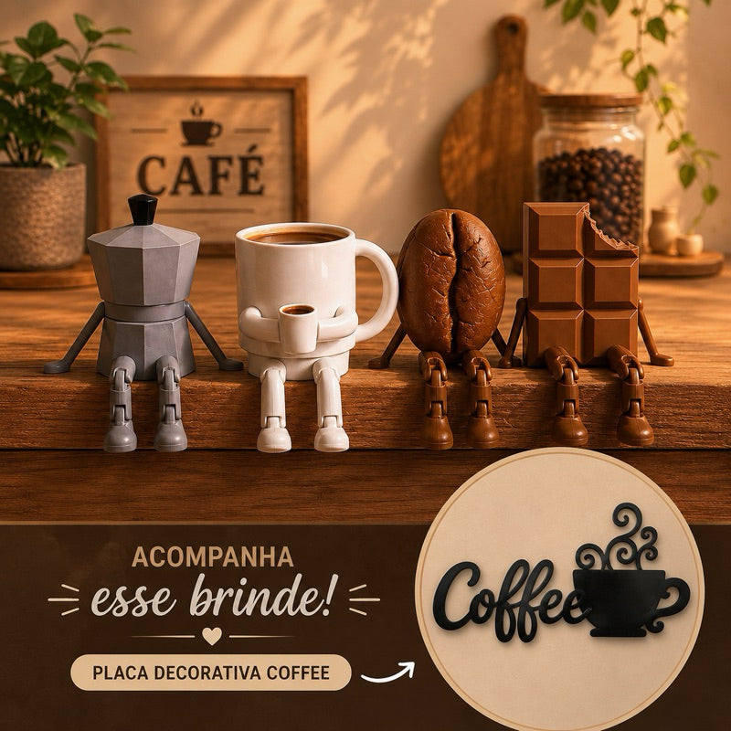 Kit Decorativo Cantinho do Café | Cafelle