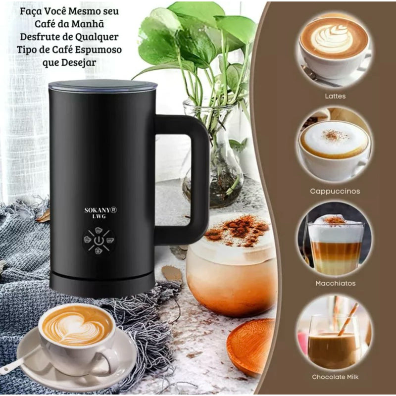 Espumador de Leite Sokany Quente e Frio 500W - detalhe 2