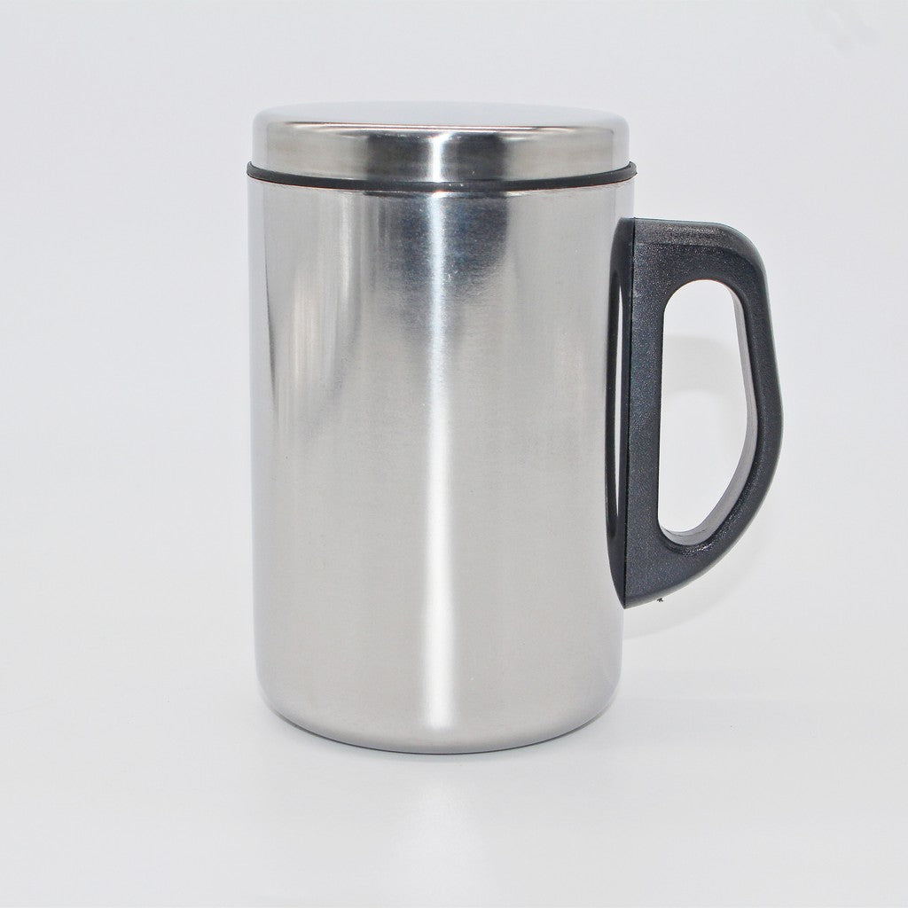 Caneca Inox Parede Dupla com Tampa 350ml - detalhe 3