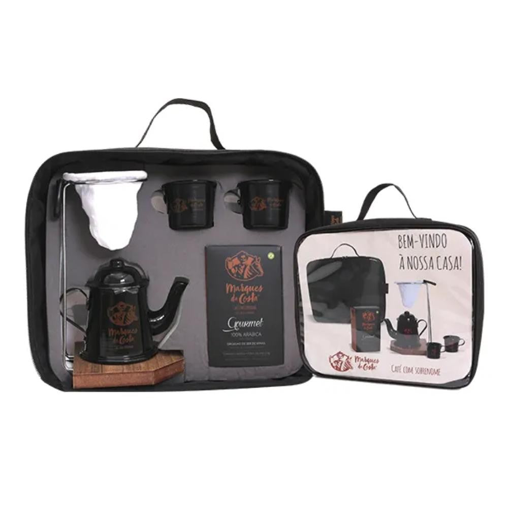 Kit Café Gourmet com Bule, Coador e Café 500g - detalhe 2