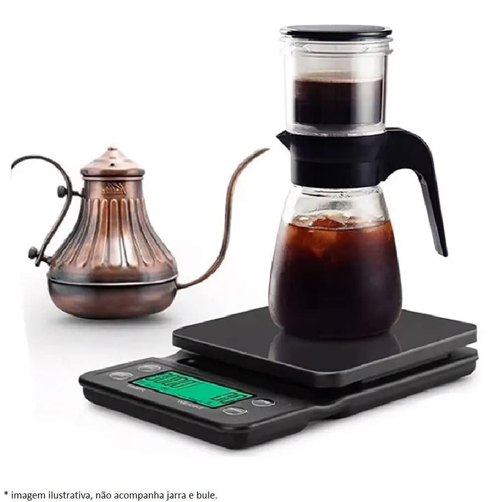 Balança Digital para Café 3kg com Timer | Cafelle