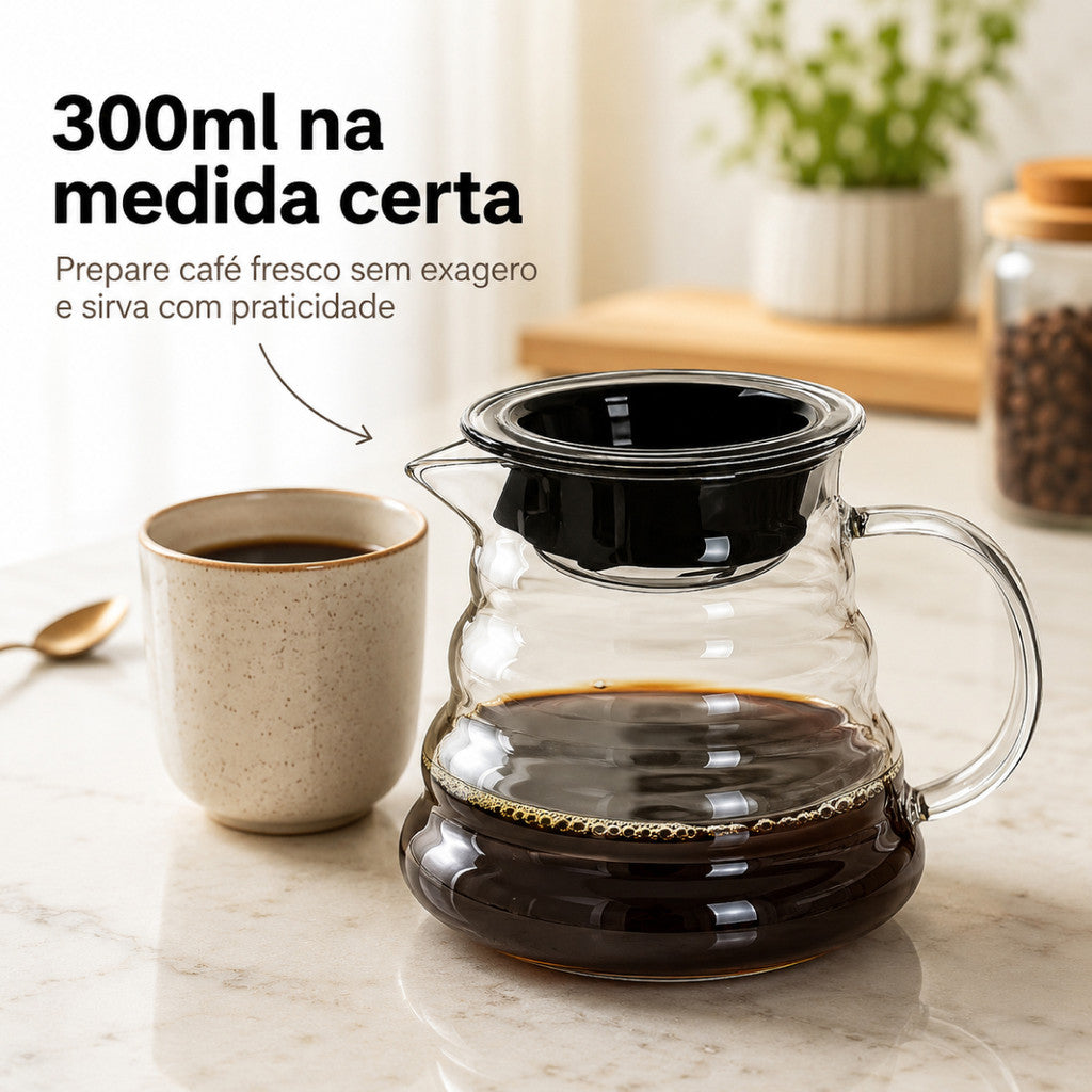 Servidor de Café Borossilicato 300ml - detalhe 2